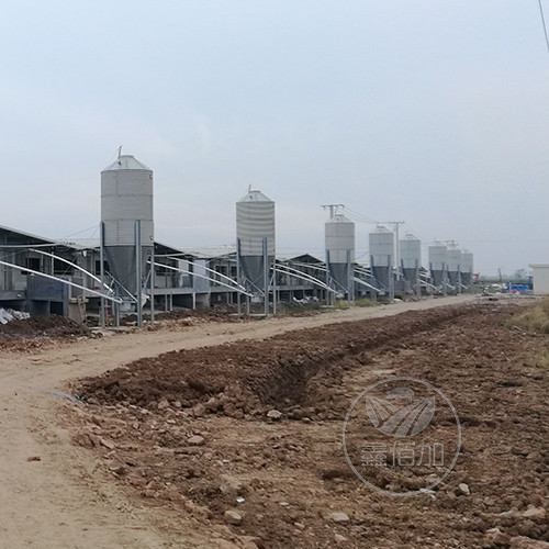 镀锌板料线料塔饲料塔采购工程