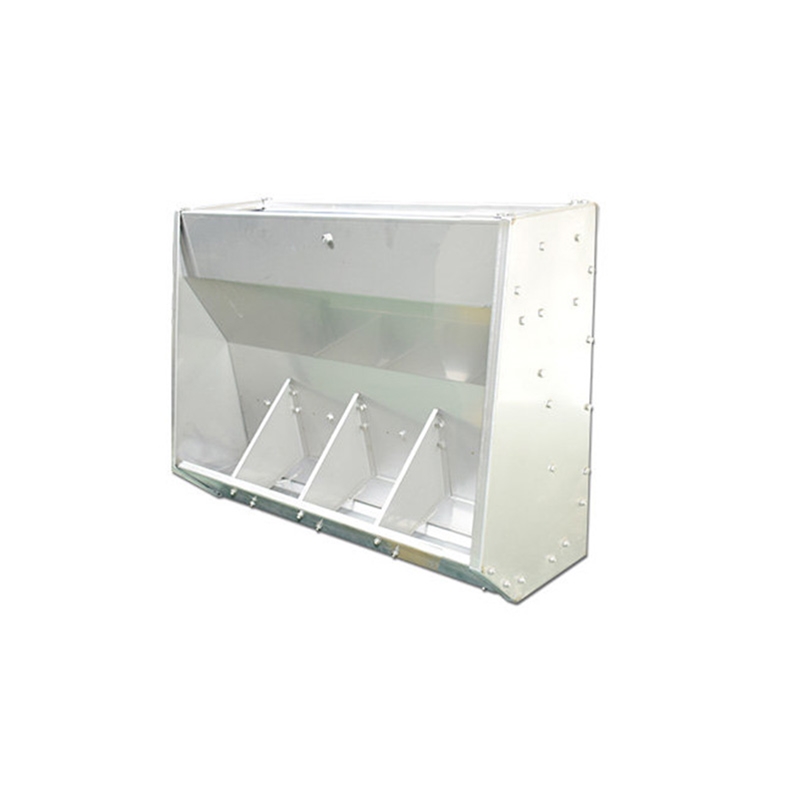 不锈钢单面猪用料槽