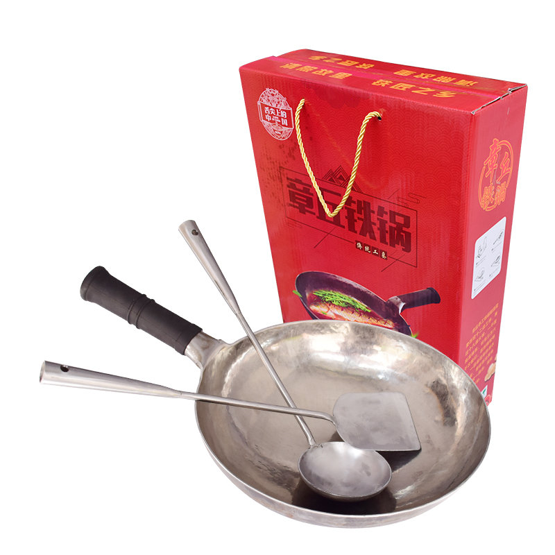 纯手工章丘铁锅